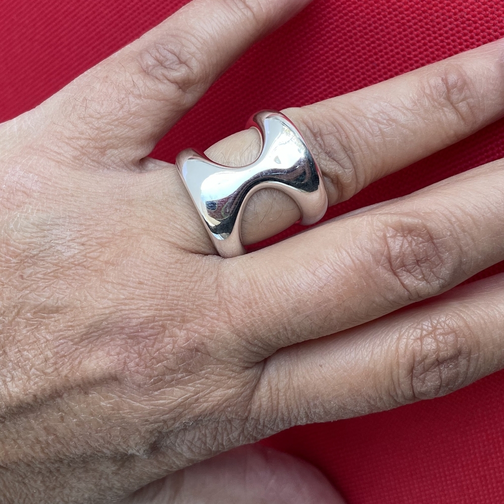 UNO de 50 Ring • The One •  Silver •  Size 6 - Picture 15 of 16